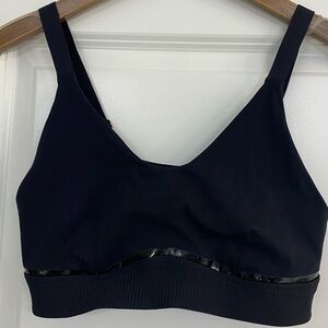 Lululemon Black Bra High Intensity Exercise.